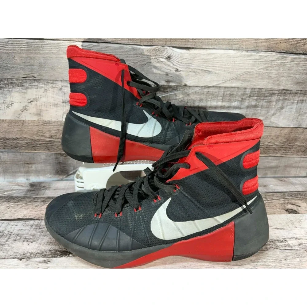 NIKE Hyperdunk‎ US 11.5 Men's Black Red Basketball Shoe 749561 749561-006 2015